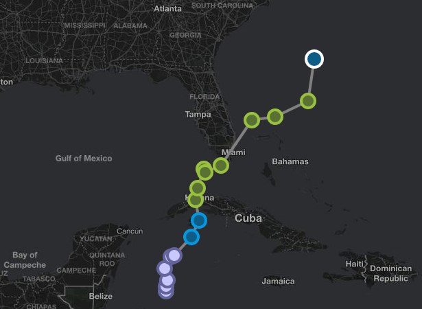 Rövid életű trópusi ciklon Florida partjaitól délre